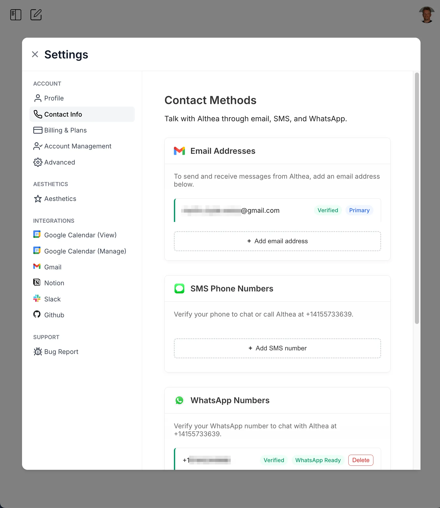 Contact Methods