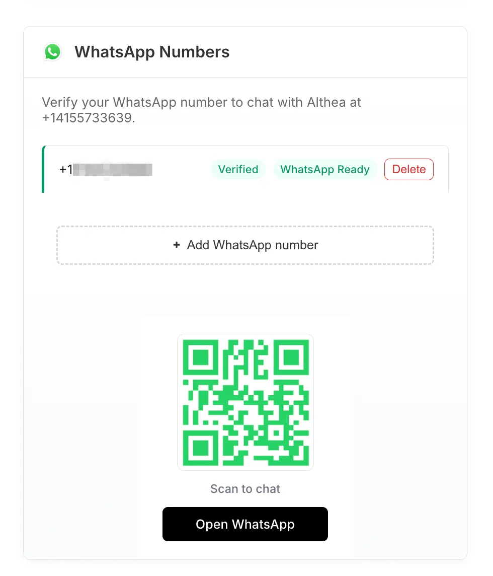 WhatsApp QR Code