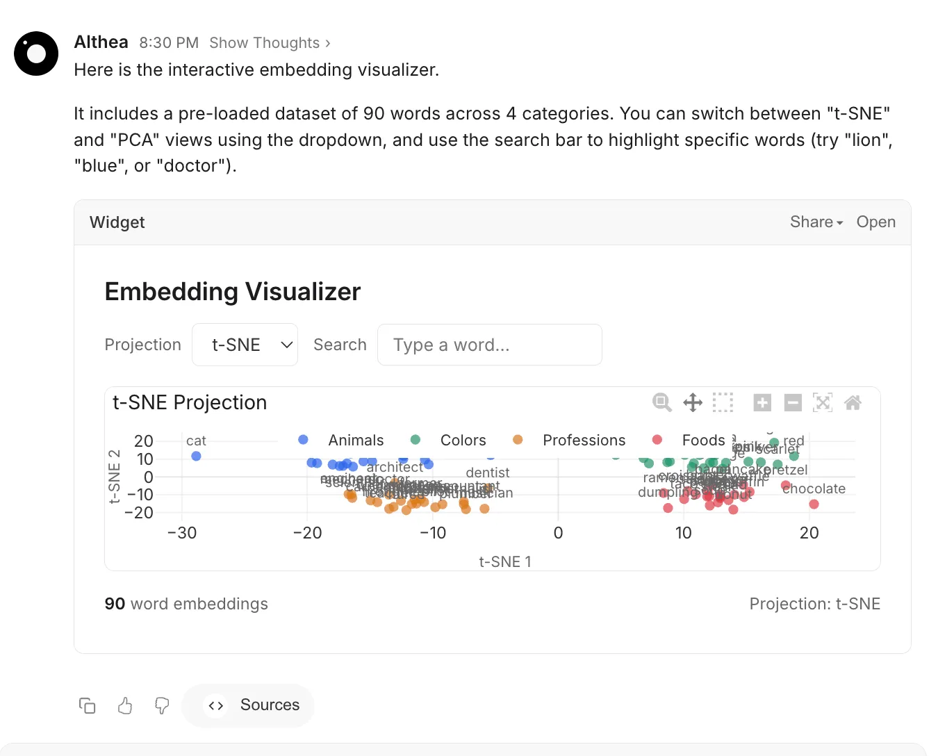 Embedding Space